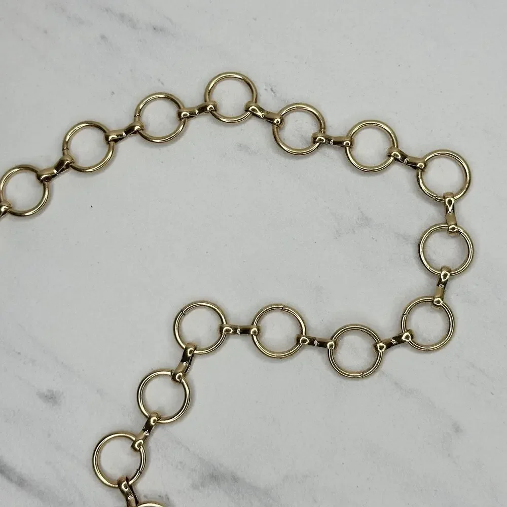 Flower Concho Sunburst Gold Chain Belt OS ✨